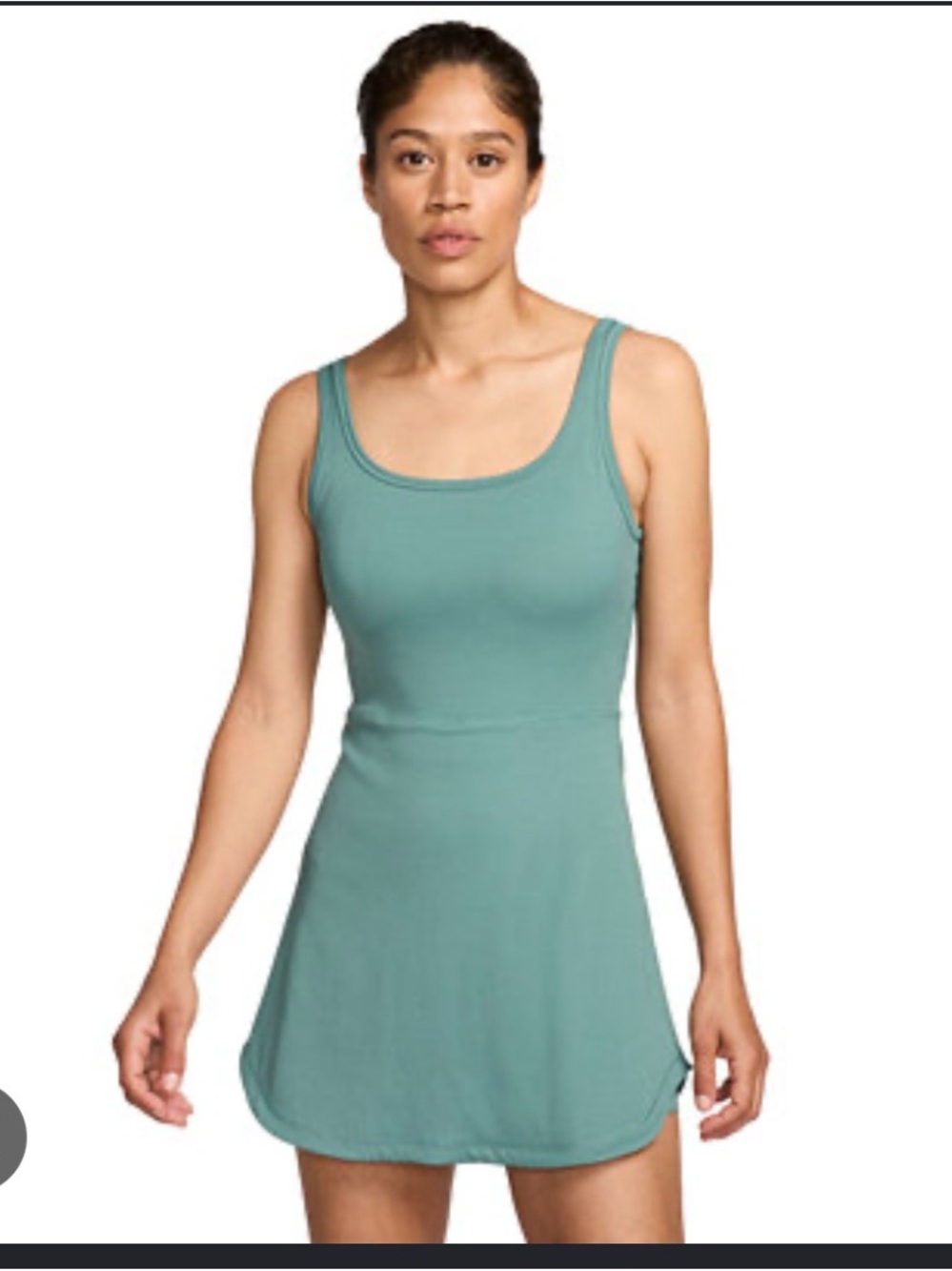 Nike Women's One Dri-Fit Teal Athletic Tank Dress